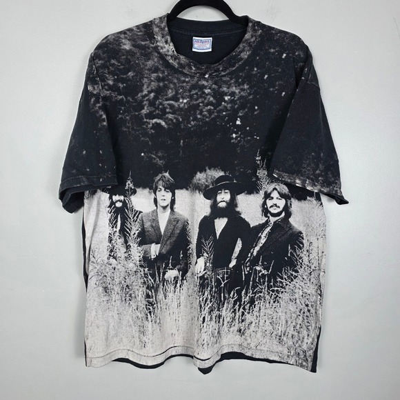 All Sport Other - The Beatles 1995 Apple Corps Vintage USA Allsport AOP Tittenhurst Fields T Shirt